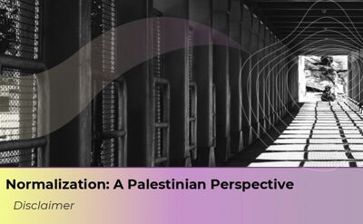 Normalisation Agreements and Their Implications on the Palestinian Cause: A Palestinian Perspective