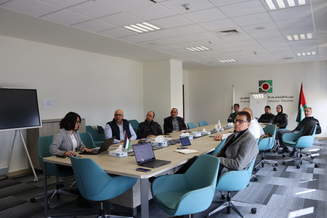 RO’A Team Presents the Palestinian Electoral Dashboard to the CEC