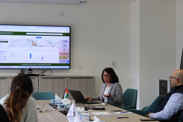 RO’A Team Presents the Palestinian Electoral Dashboard to the CEC